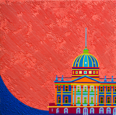 ‘Customs House, Brisbane River’
